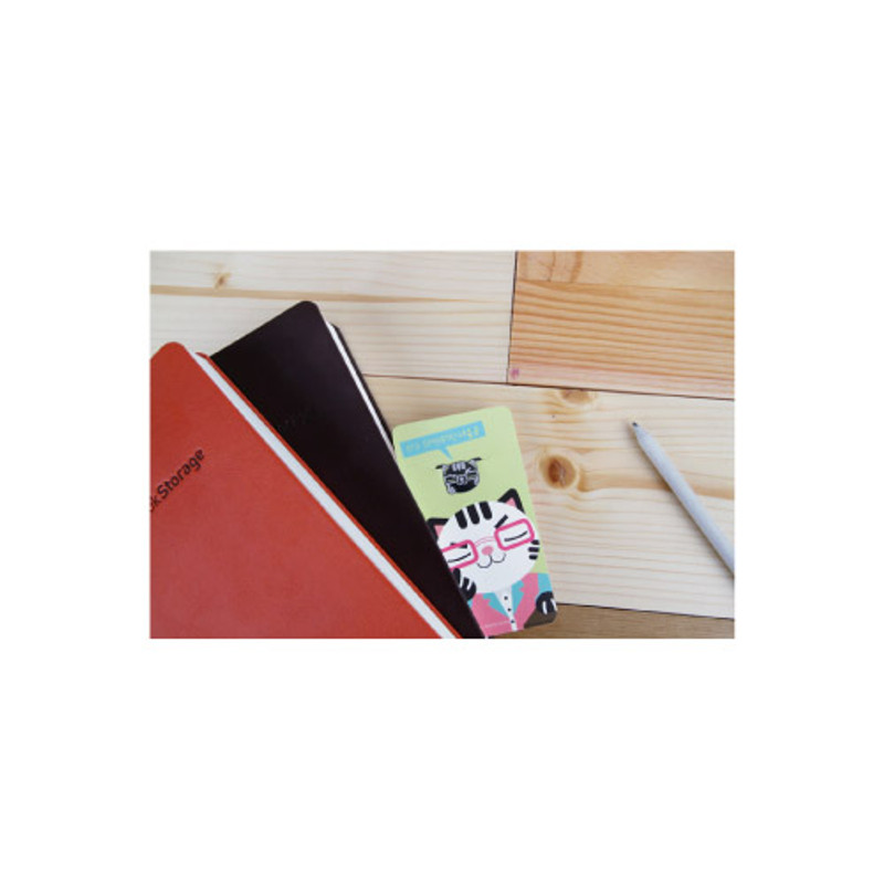 Bookfriends Smart cat steel bookmark Bookfriends Smart cat steel bookmark