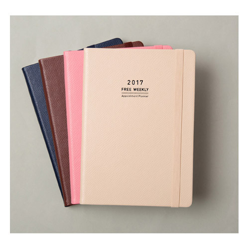 2017 Appointment B6 free dated weekly planner