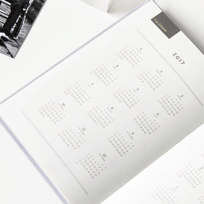 Calendar - 2017 Petit a petit dated diary