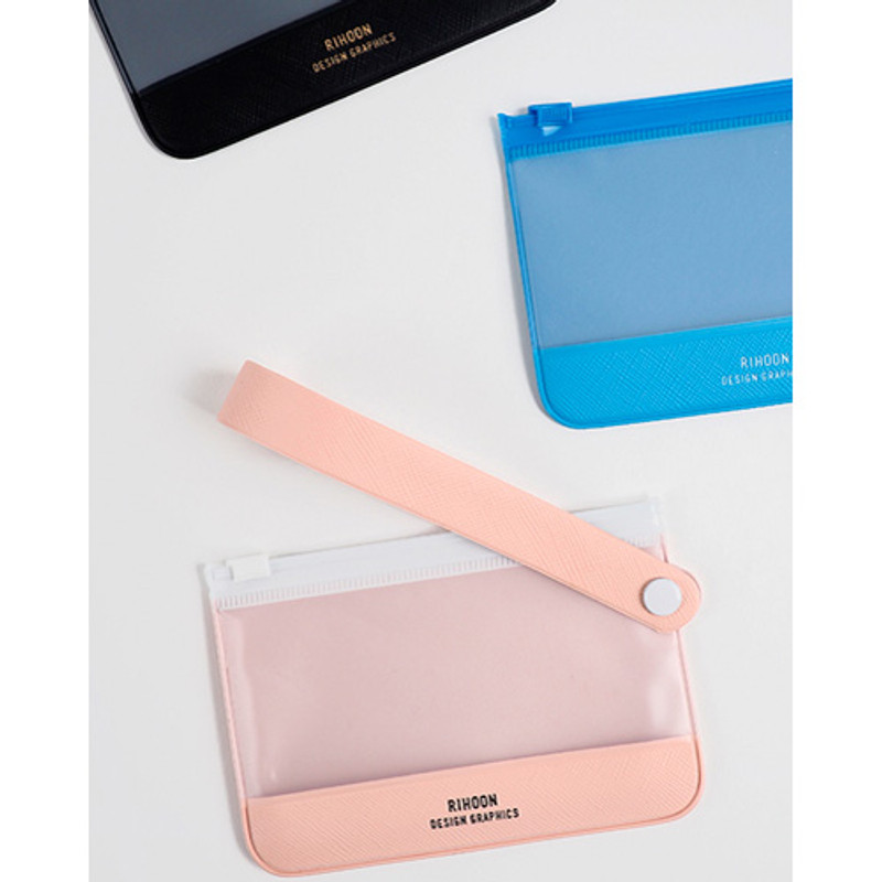 Rihoon Translucent small zip lock flat pouch Rihoon Translucent small zip lock flat pouch