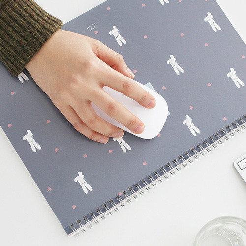 Mouse pad - 2017 Livework Piyo dated monthly desk scheduler 