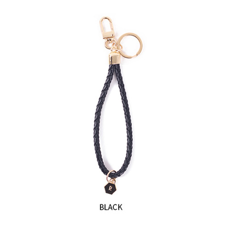 Black - hand strap with key ring Black - hand strap with key ring