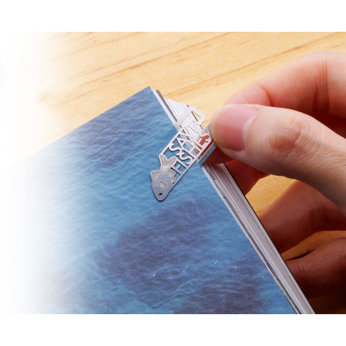 Bookfriends Save Fishes steel bookmark