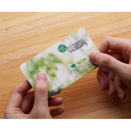 Bookfriends Save polar bears steel bookmark 