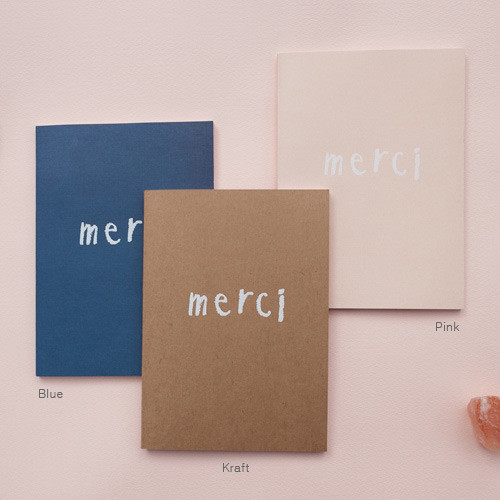 2017 Jstory Merci monthly dated diary notebook