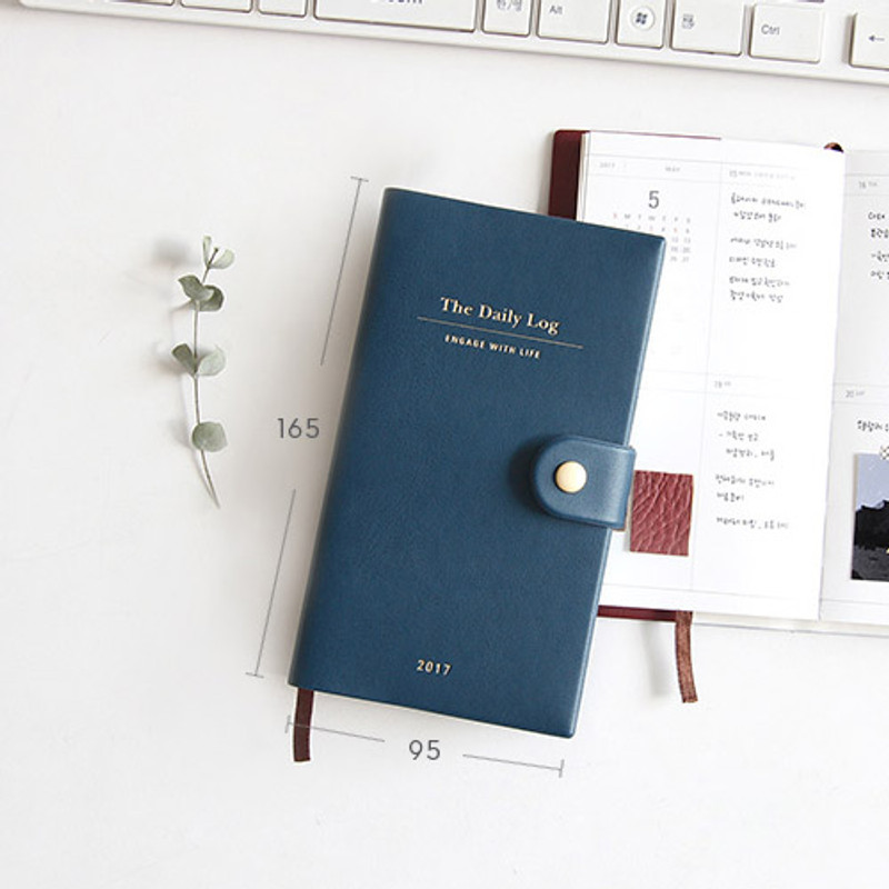 Size of 2017 Engage with life button dated diary scheduler