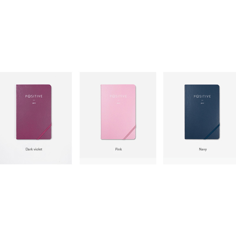 Colors of Positive dated hardcover diary
