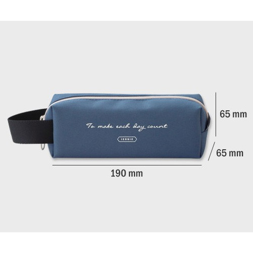 Size of Iconic Plain handy strap pencil case 