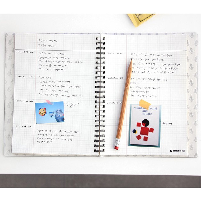 Weekly plan - Seize the day wirebound weekly undated planner