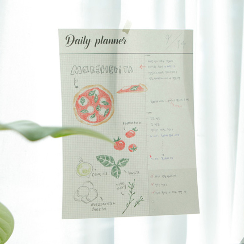 Wanna This Calli daily desk memo notepad  Wanna This Calli daily desk memo notepad