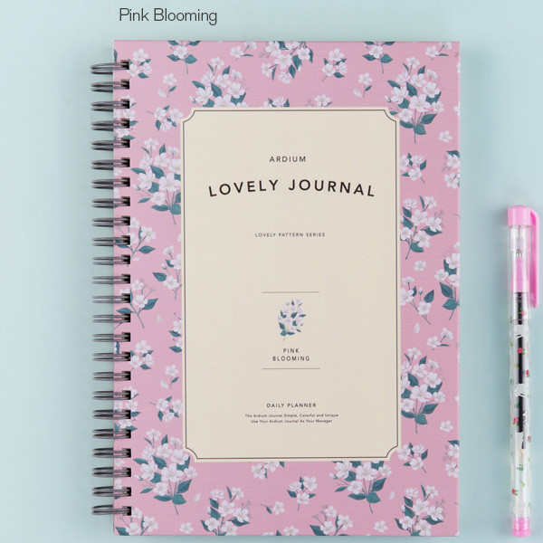 Pink blooming - Ardium Lovely wirebound journal diary