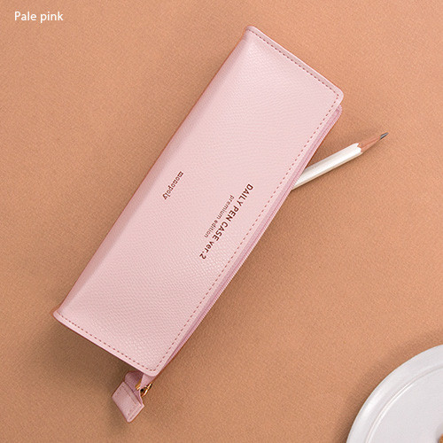 Pale pink - Monopoly Daily triangle zipper pencil case ver.2 