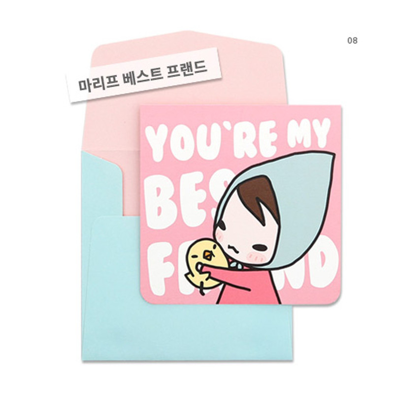 08 - Cartoon message card 08 - Cartoon message card