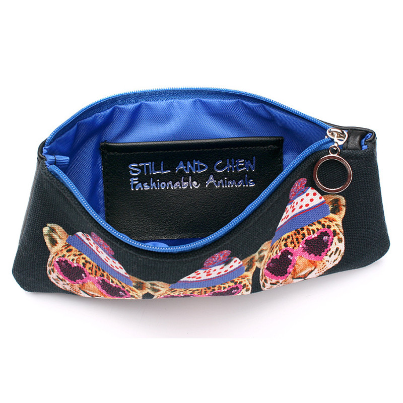 Real looker - Fashionable animal mixmatch zipper