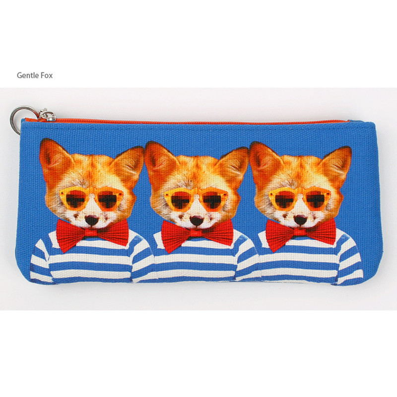 Gentle fox - Fashionable animal mixmatch zipper