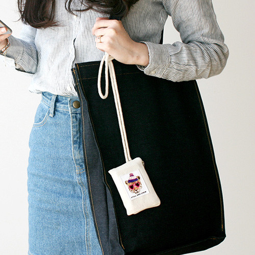 Real looker half zip around card case 