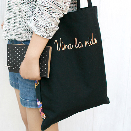 Real looker - Viva la vida shoulder tote bag