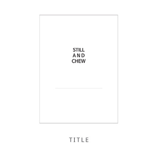 Title - Fashionable animal one month undated diary