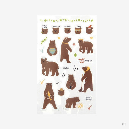 01 - Dailylike Transparent daily sticke