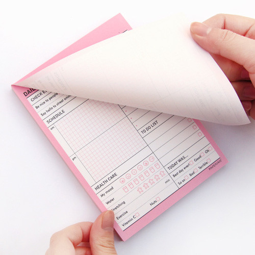Paperian Schedule manager undated daily desk planner
