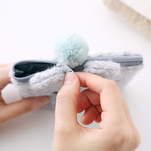 Popuree poodle small zipper pouch 