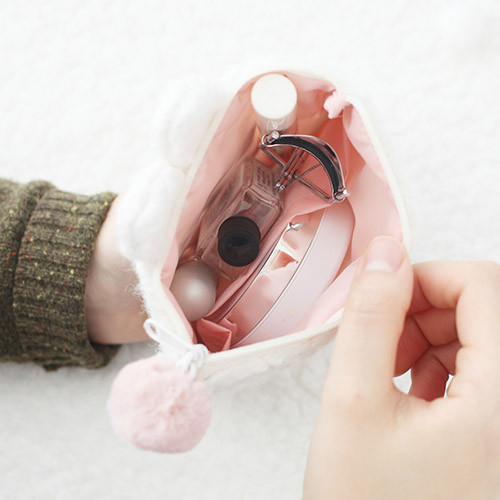 Popuree poodle small zipper pouch 