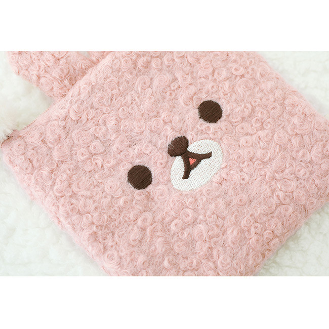 Bunny - Popuree poodle small zipper pouch 