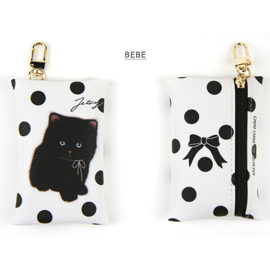 Bebe - Choo Choo cat card case holder