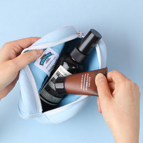 Stamp - Antenna shop Monster square large zipper pouch 