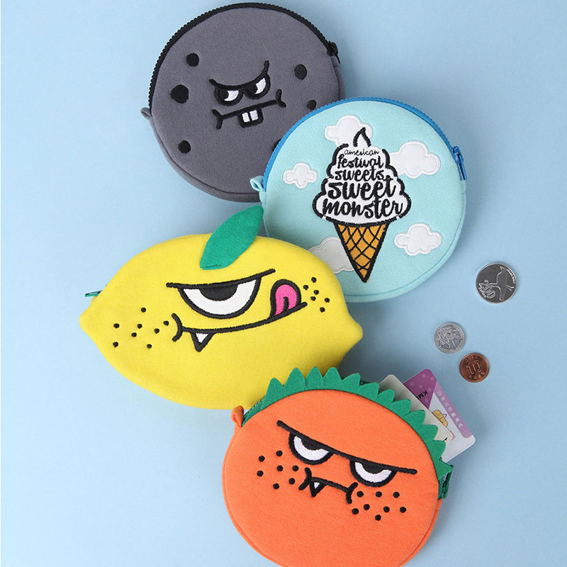 Antenna shop Monster coin zipper pouch wallet 