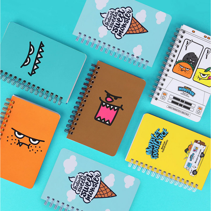  Antenna shop Monster wirebound lined handy notebook