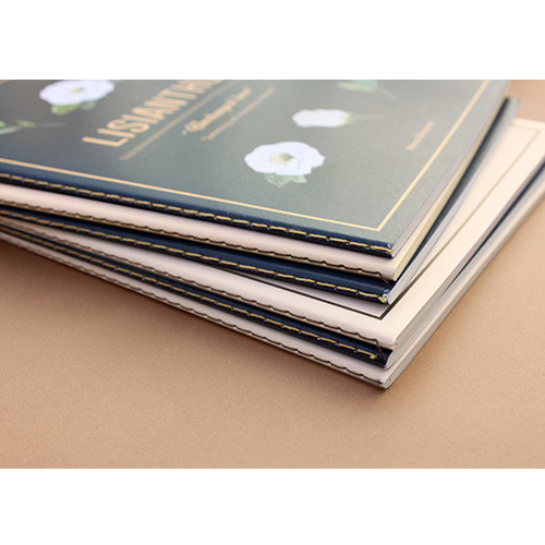 Blessom Blossom lisianthus A5 lined notebook 