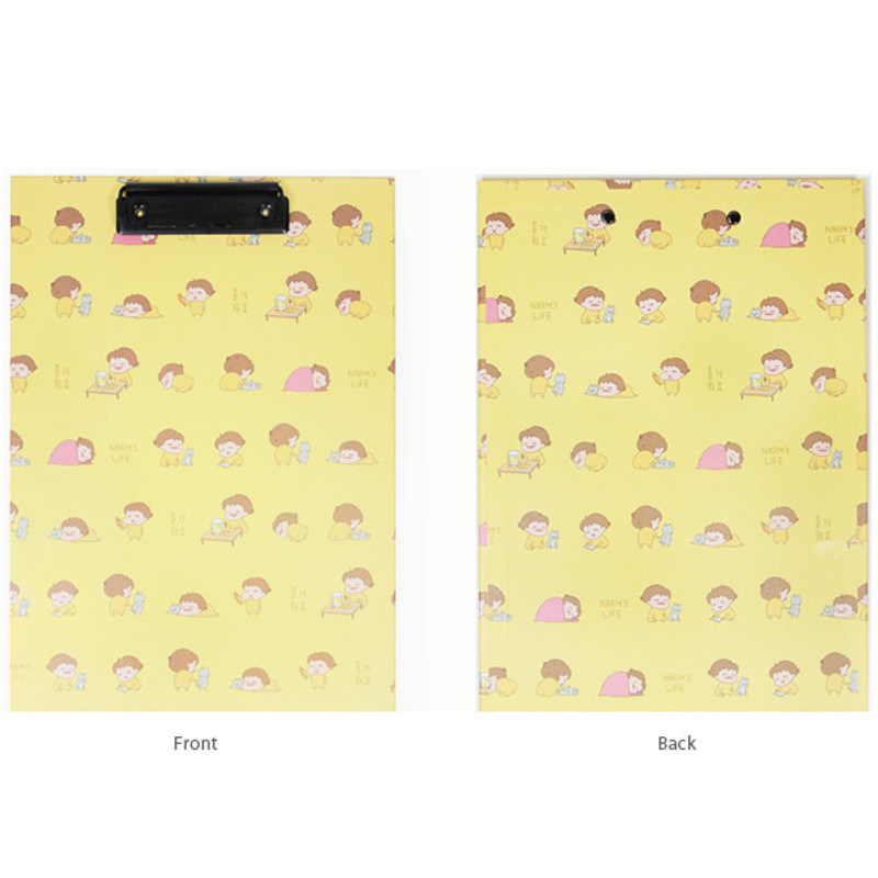 N.IVY Narm's life happy narm pattern A4 clipboar N.IVY Narm's life happy narm pattern A4 clipboar