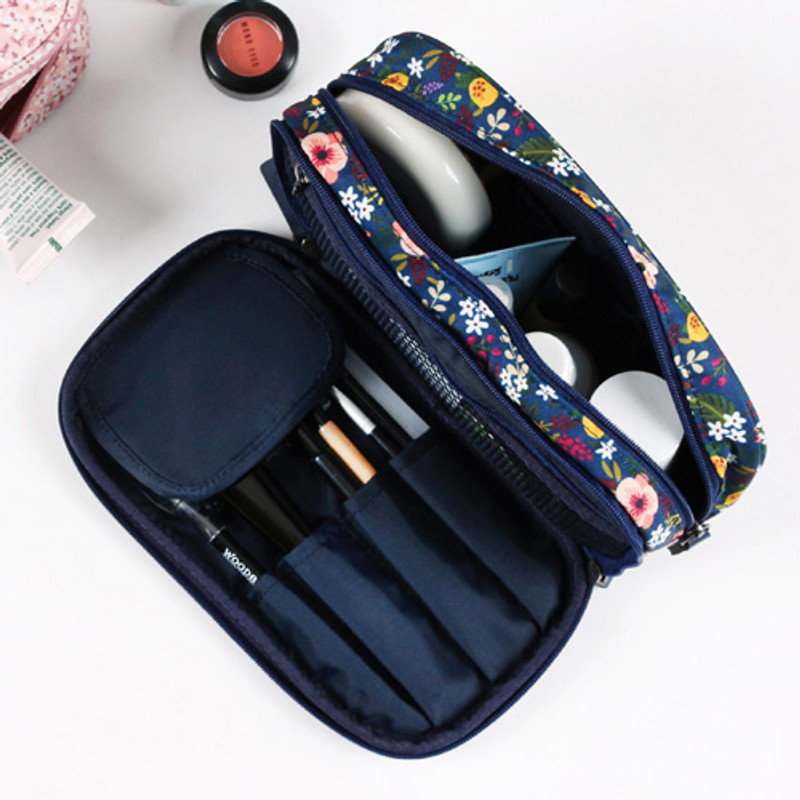 Wanna This Cosmetic makeup double side zipper pouch Wanna This Cosmetic makeup double side zipper pouch
