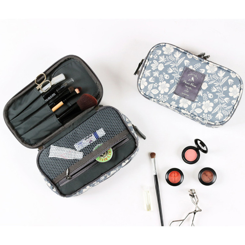 Wanna This Cosmetic makeup double side zipper pouch Wanna This Cosmetic makeup double side zipper pouch