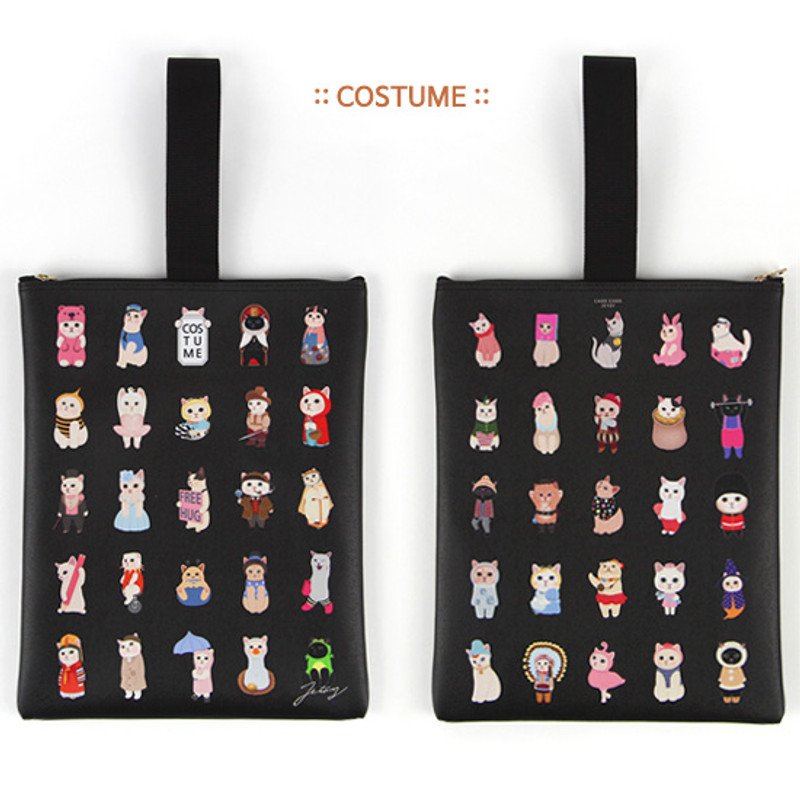 Costume - Choo Choo cat cori zipper tote bag Costume - Choo Choo cat cori zipper tote bag