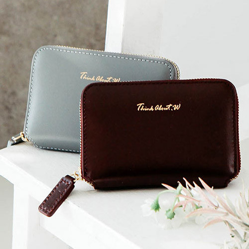 Think about w genuine leather accordion card wallet