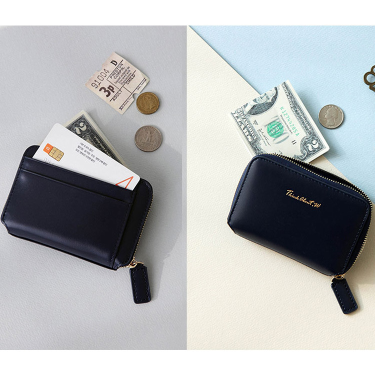 Think about w genuine leather accordion card wallet