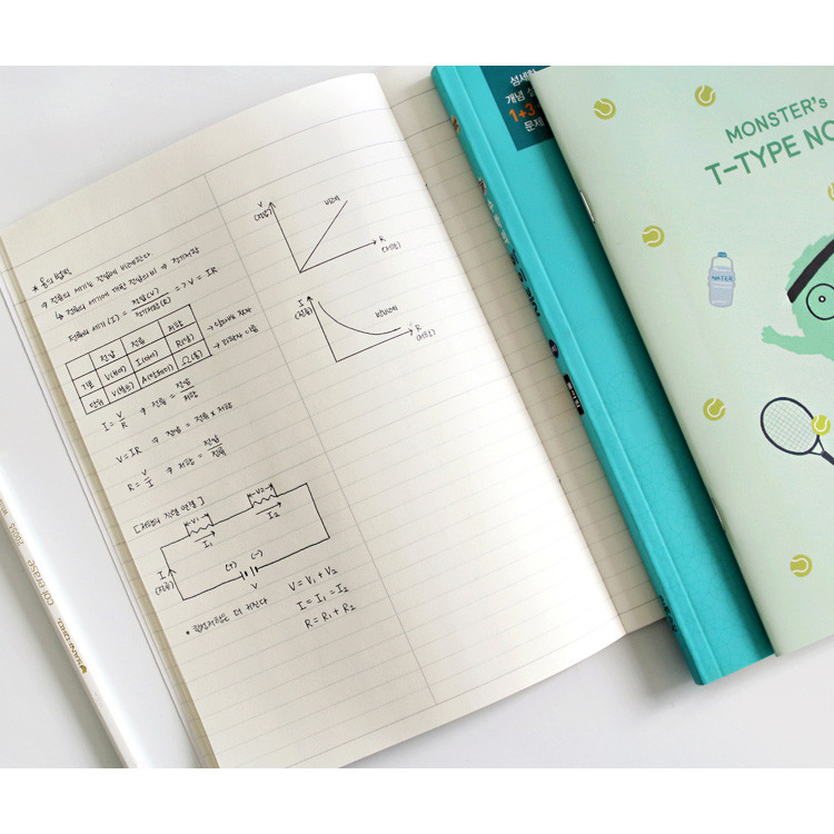 Indigo Monster illustration t-type notebook