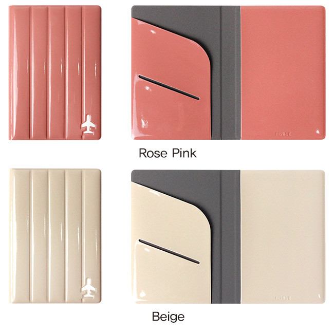 Color of Fenice Airplane enamel RFID blocking small passport cover 