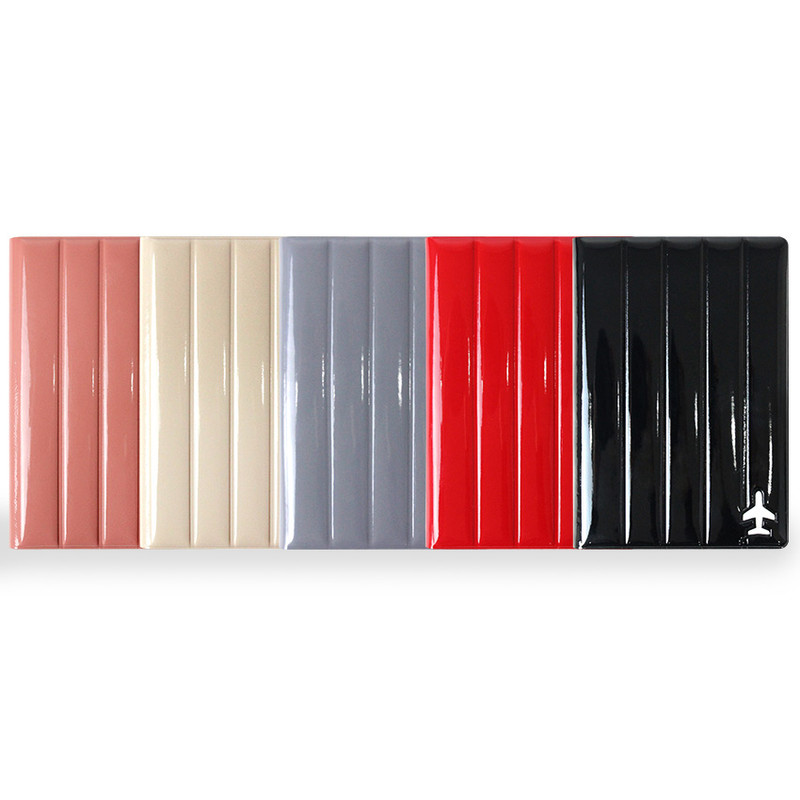 Fenice Airplane enamel RFID blocking small passport cover 