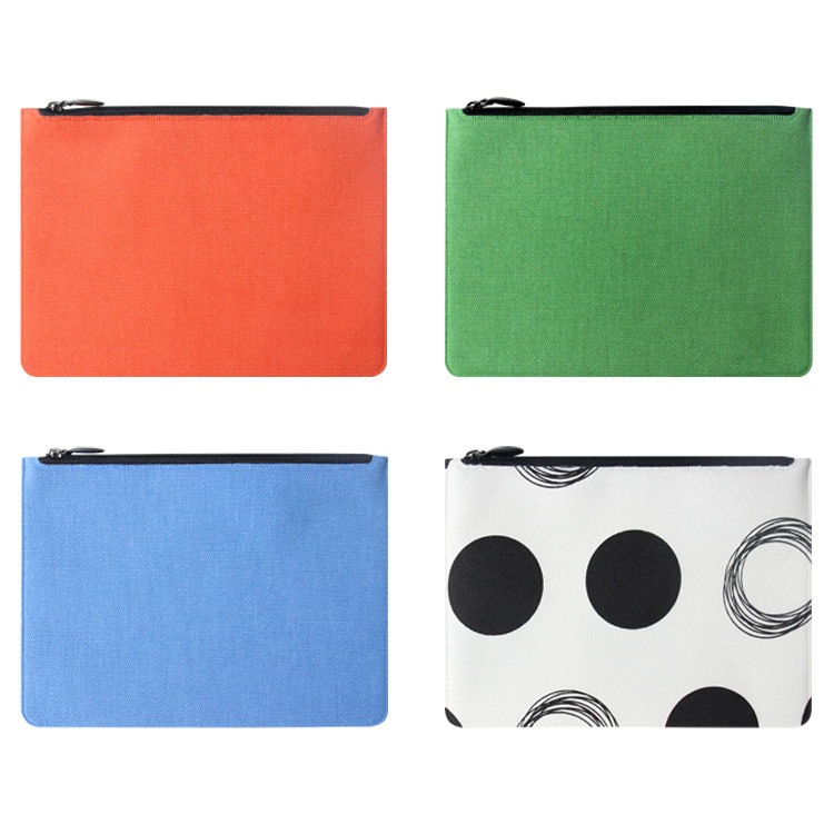 Fenice Seamless fabric zipper multi pouch