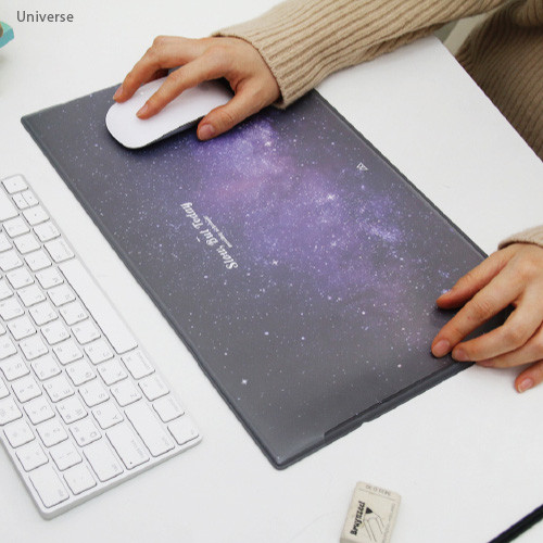 Universe - Undated monthly planner paper with desk mat