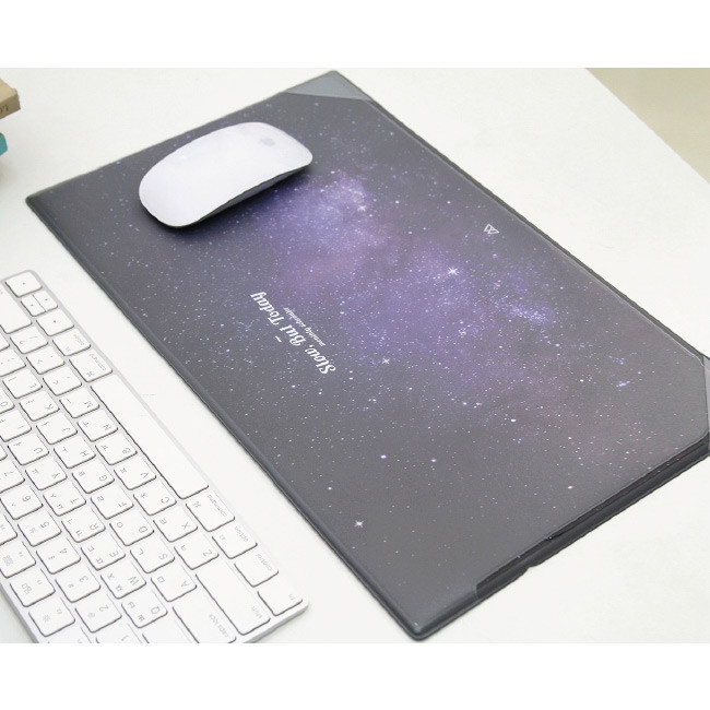 But today undated monthly planner paper with desk mat