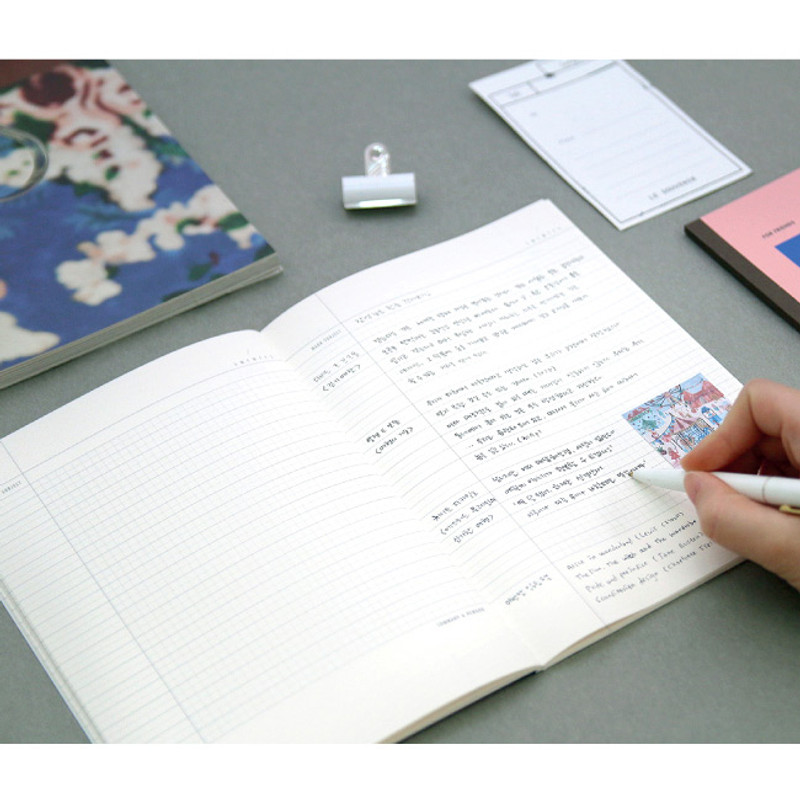 Colorful A5 size grid-lined class notebook Colorful A5 size grid-lined class notebook