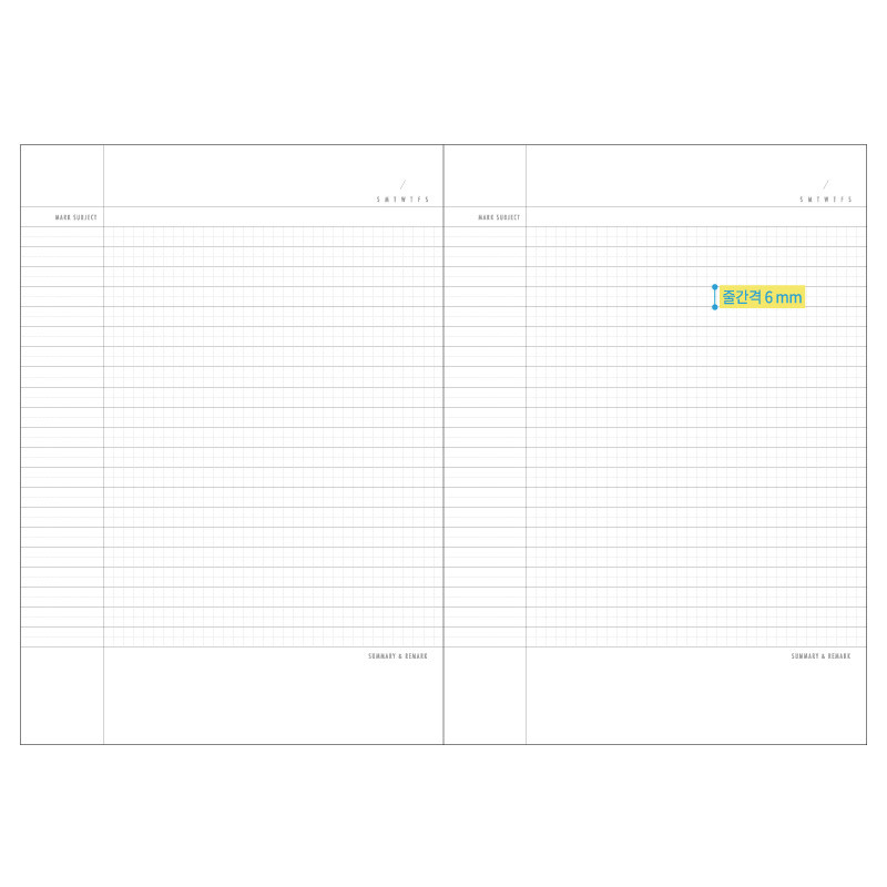 Colorful A5 size grid-lined class notebook Colorful A5 size grid-lined class notebook