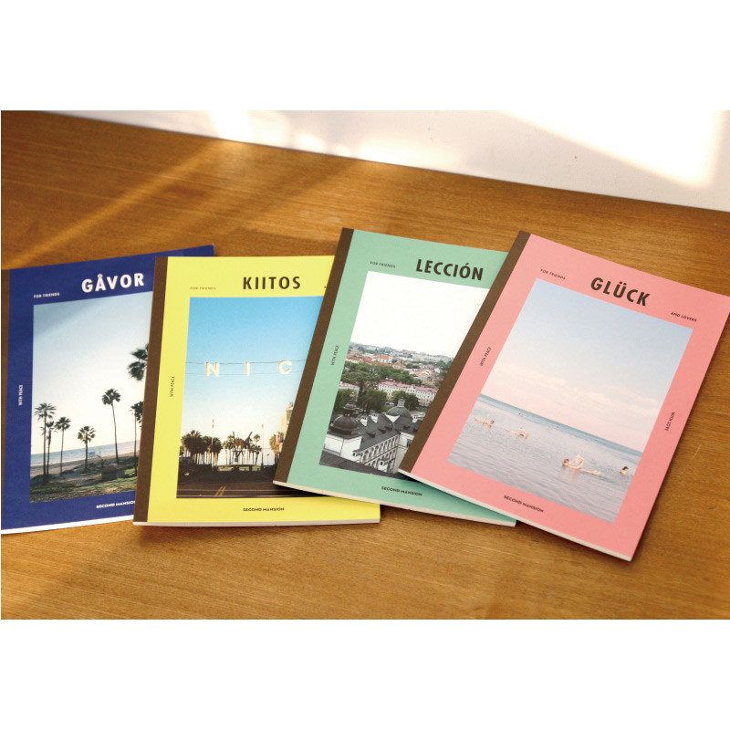 Colorful B5 size grid-lined class notebook Colorful B5 size grid-lined class notebook