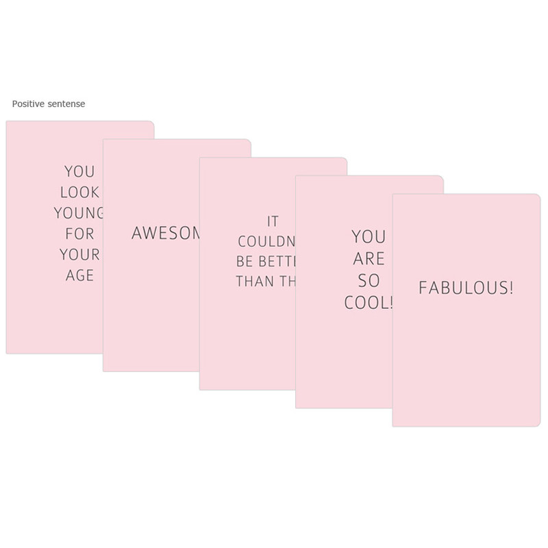 Positive sentense - Positive large undated diary scheduler Positive sentense - Positive large undated diary scheduler