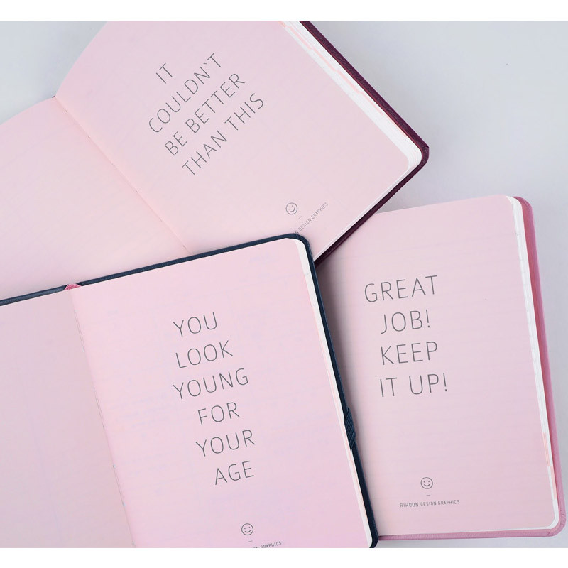 Positive small undated diary scheduler
