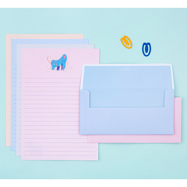 Cutie letter paper and envelope set